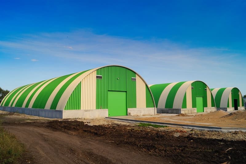 Строительство арочных ангаров под ключ 
